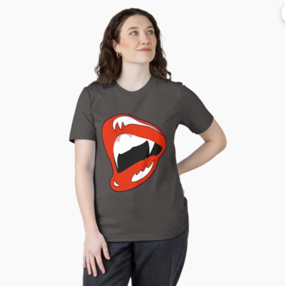 Vampirella Essential T Shirt Charcoal